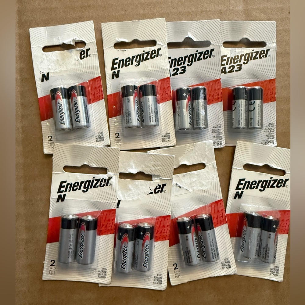 Energizer A23 Batteries - 8 Packs of 2 - 16 Total‎
